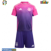 Deutschland Auswärts Trikotsatz Kinder EM 2024 Kurzarm (+ Kurze Hosen)